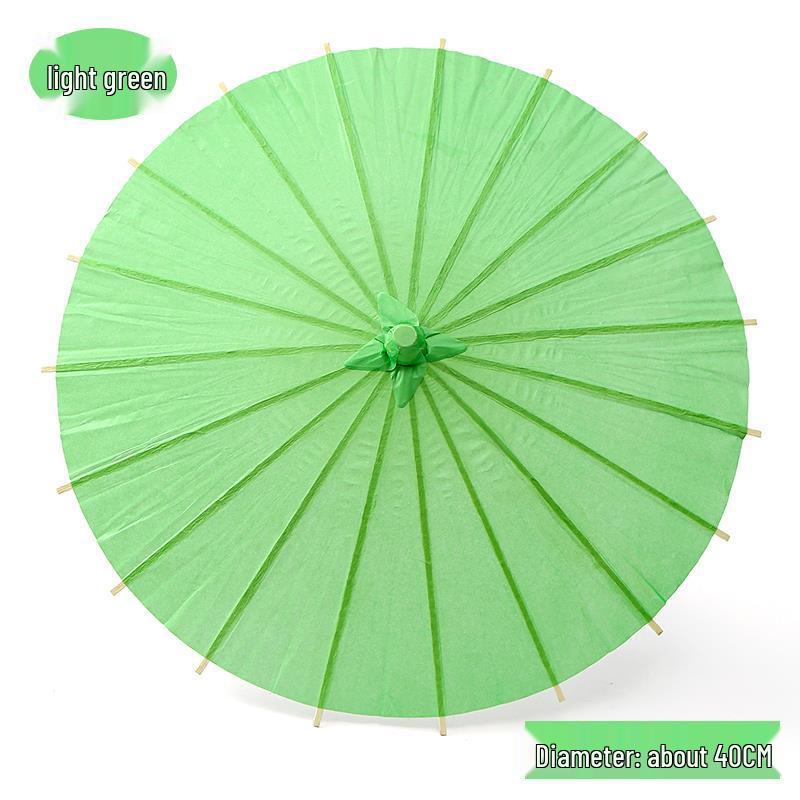 Handmade Children's Oil Paper Umbrella - Chinese Intangible Cultural Heritage, Small Flower Pattern, Ancient Style, Graffiti Material