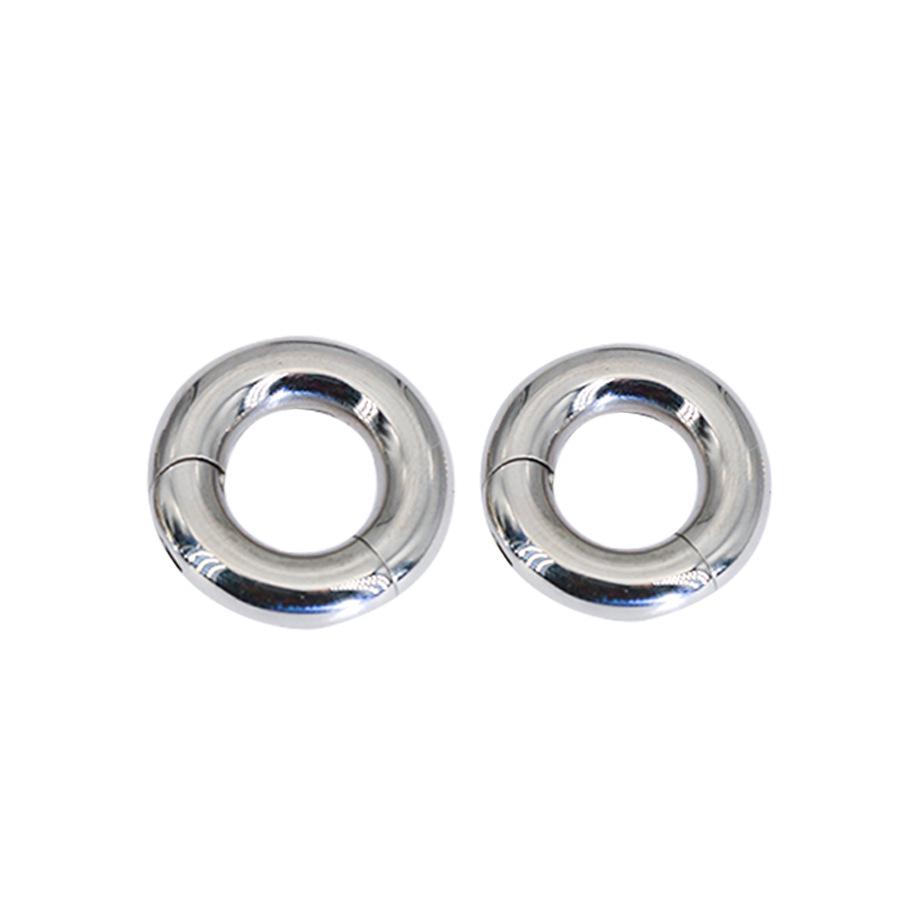 Large Stainless Steel Nose & Lip Ring - Minimalist Basic Circle for Universal Wear
