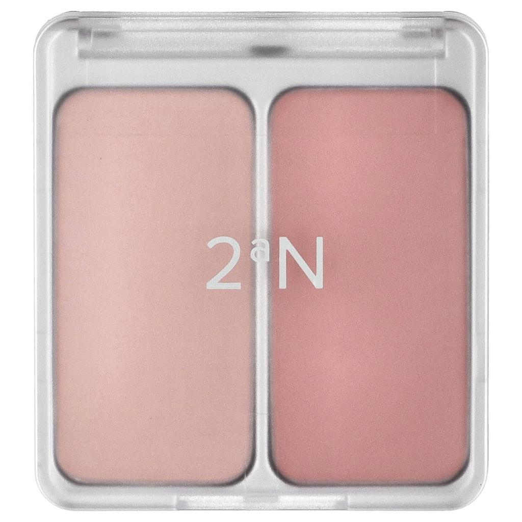 2aN Dual Cheek, 02 Love, Rosy, 9g