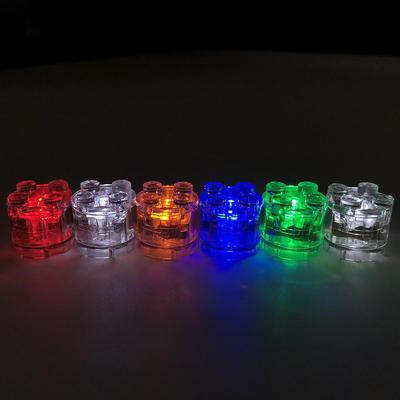 Diy Luminous Parts Led Lighting Round Building Block Small Particle Accessories Toy Compatible Street View Ornaments