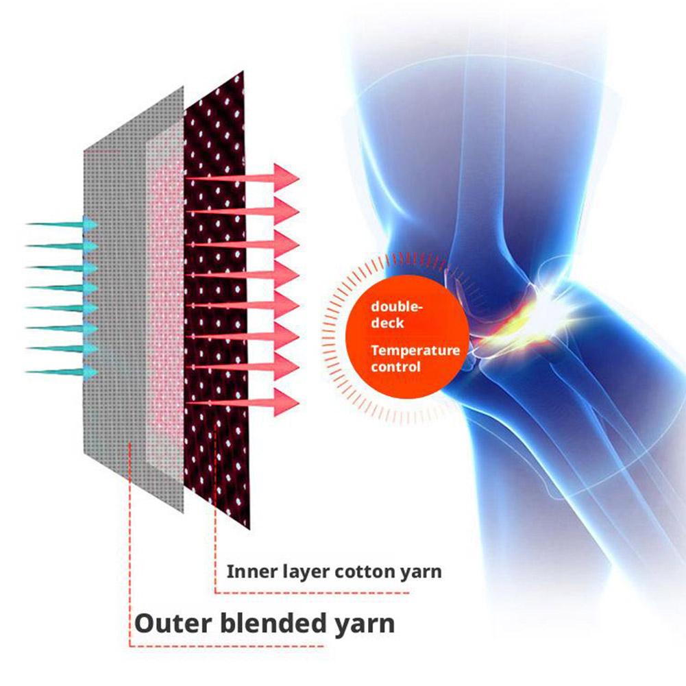 Knee Pads For Arthritis Joint Pain Relief Self Heating Knee Warm Massager Support Brace Elbow L O9U6