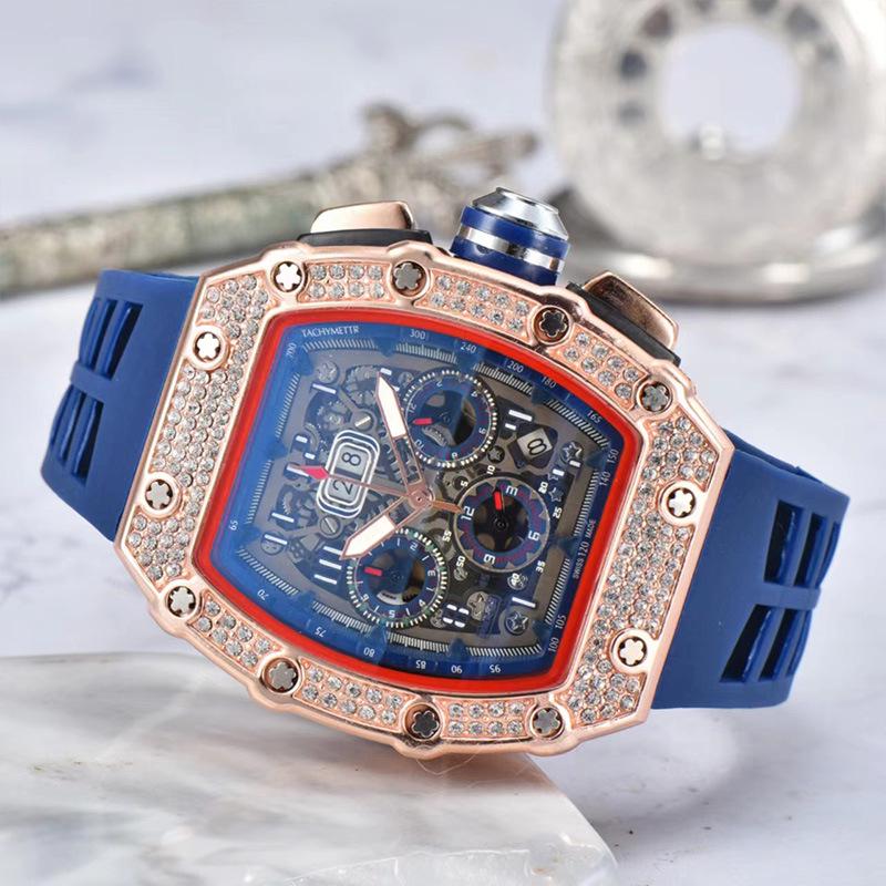 Barrel-Shaped Quartz Watch with Multifunctional Design and PU Strap