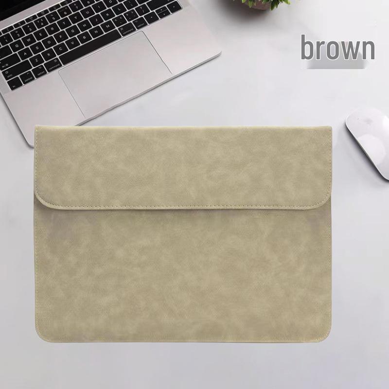 Women's PU Leather Laptop Sleeve for MacBook, Asus, and Huawei
