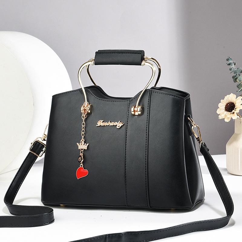 Handbag Contrast Color Splicing Shoulder Bag Women's Bag Crossbody Bag Quality Bag Large Capacity