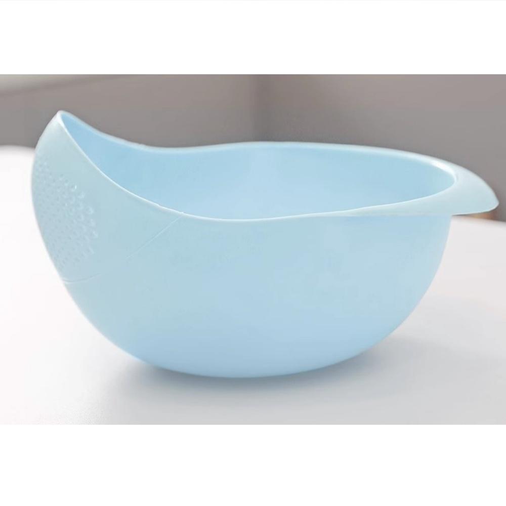 2-In-1 of Rice Drainage Basket Rice Filter Fruit and Vegetable Drainage Sieve Kitchen Supplies for Vegetables and Fruits