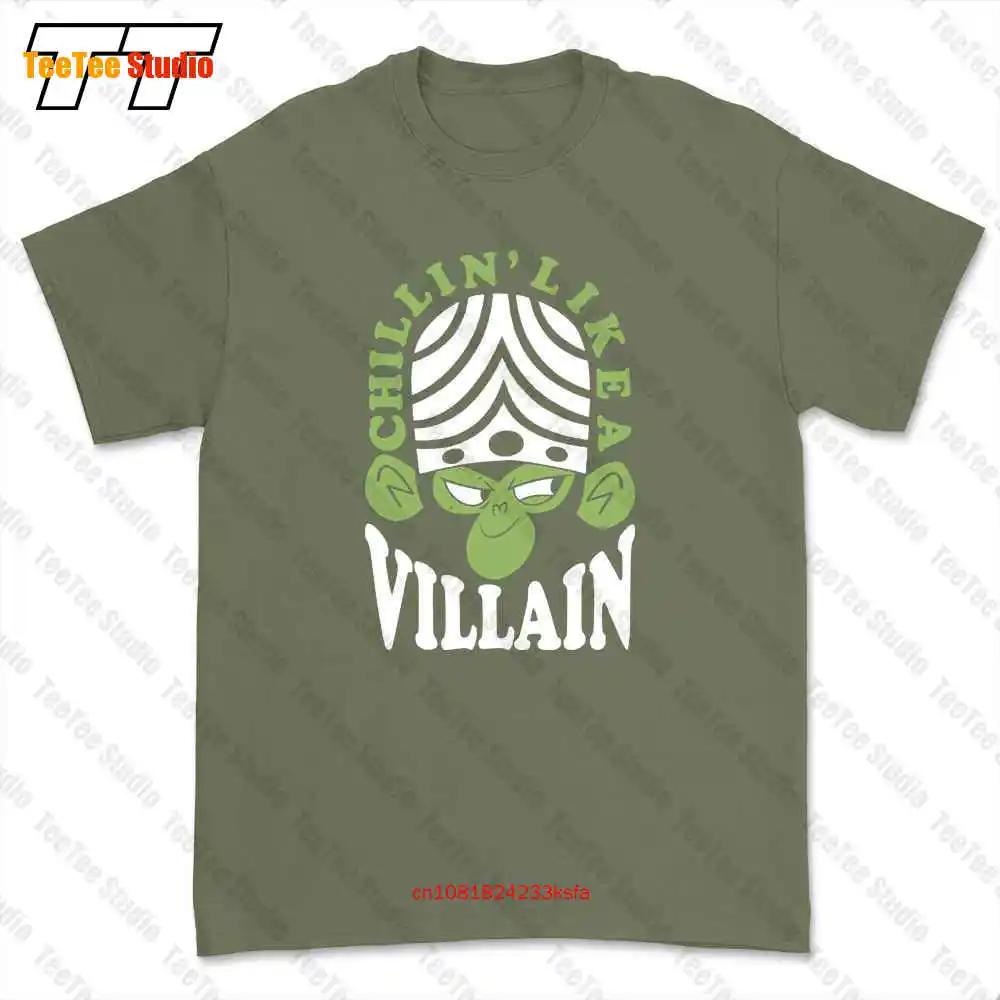 Mojo Jojo Chillin Like A Villain The Power Puff Girls Cartoons Tshirt Tee GLZ1