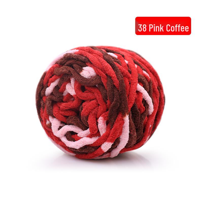 Ice Bar Chunky Soft Yarn for Hand-Knitted Scarves, Crochet Hooks, Slippers, and DIY Projects for Men and Women