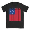 Samoa Flag TShirt Beach Cotton TShirts For Unisex Hip Hop Casual Tee Shirt Short Sleeves YK Fun Top Tees