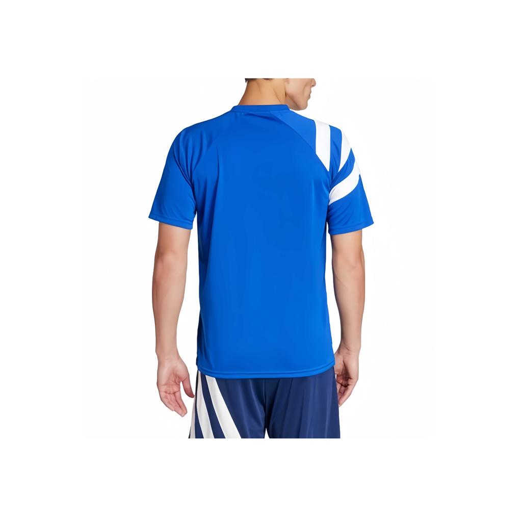 Adidas Fortore23 Jsy Fashion Breathable Logo Casual Short Sleeve T-Shirt Men Tops Blue IT5656