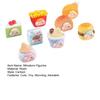 Yousheng 8 Pcs Mini Resin Cartoon Food Figures Miniature Dessert Cake Milk Fairy Garden Ornament for Dollhouse Kitchen Scene Accessories Micro