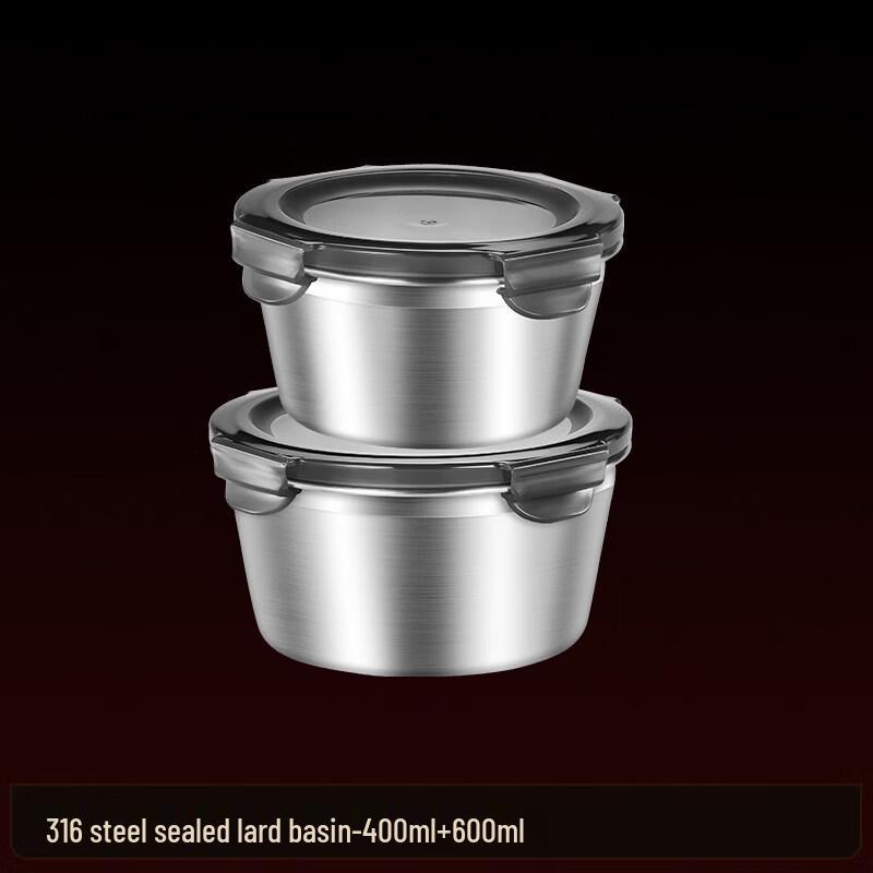 316 Stainless Steel Food Storage Set with Utensils
