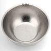 Pure Titanium Double-Wall Salad Bowl,Double-Layer Ice-Flake Cut Surface 12.5 cm Home Breakfast Bowl Food Tableware,Kitchenware