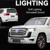 1:18 Alloy Diecast Land Cruiser LC300 Models Toys Cars 6 Doors Opened SUV with Light Music Pull Back Vehicles Toddler Kids Gifts