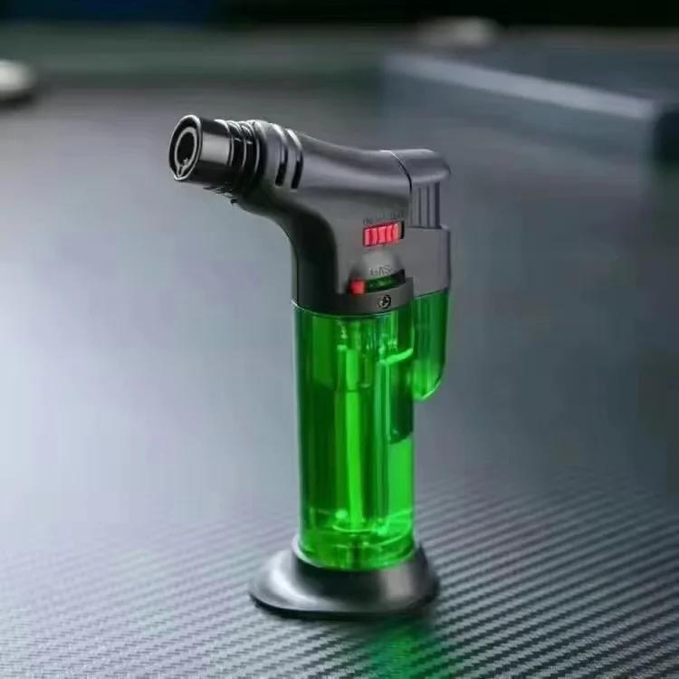 High Jet Flame Butane Gas Lighter Torch Refillable Adjustable Butane Jet Igniter Powerful Turbo Cigar Accessories Portable Tool