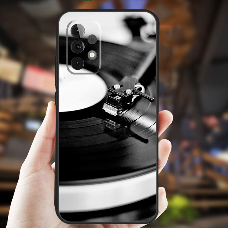 Vinyl DJ Record Art Case For Samsung Galaxy A52 A32 A22 A12 A13 A33 A53 A73 A14 A34 A54 A50 A51 A71 A52S Cover