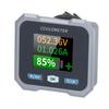 Battery Monitor 10‑100V with Shunt 400A Waterproof Capacity Percentage Time Power Voltmeter Display for RV Motorcycle