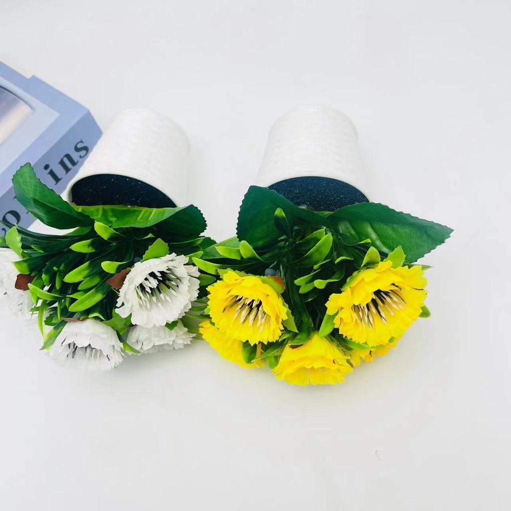 Handmade Peony Silk Bloom Mini Potted Decor For Events And Photo Shoots