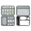 Double Layer Large Capacity Cable Storage Bag Portable Handbag for Office Supplies Electronic Accessories Organizer
