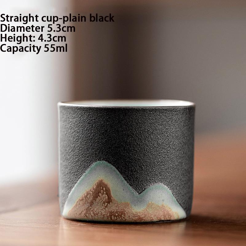 

Керамическая ретро кофейная чашка, офисная чашка для воды, чайная чашка, кофейная чашка с деревянной ручкой, чайная/кофейная чашка ручной работы, подарок на день рождения