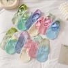 Women's Gradient Tie-Dye Yoga Socks - Summer Boat Sports Fitness Dance Socks