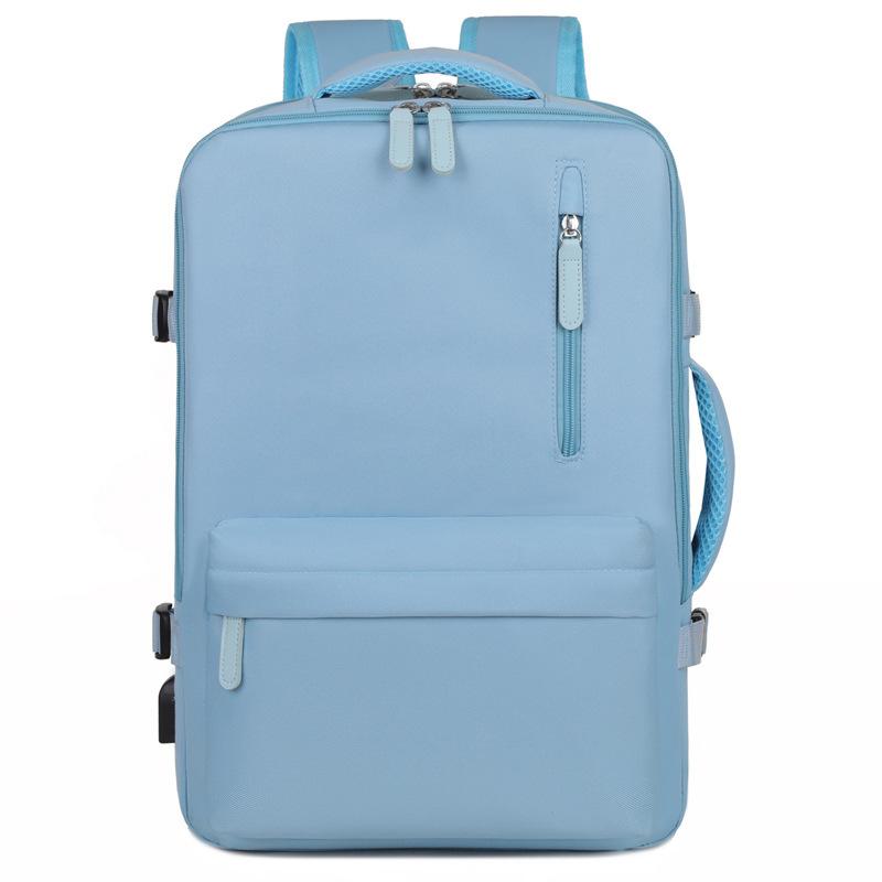 

Travel Backpack for Men s Backpack Can Expand Business Business Travel Large Capacity Computer School Bag for Women синий