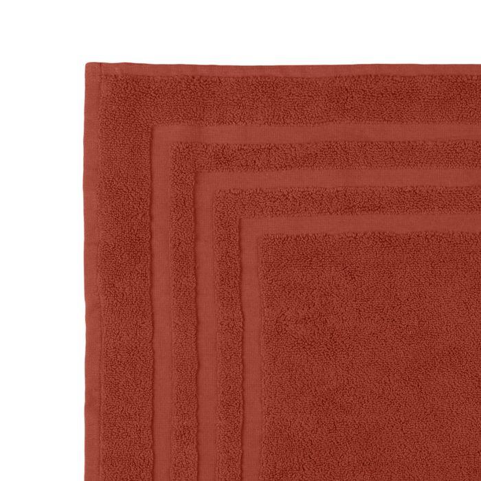 Tapis de bain en coton bio Terracotta 45x70 cm