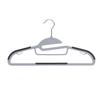 Basic Hangers, 50-Pack, Non-Slip, Rubber-Coated, Gray