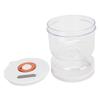 Pickle Jar with Strainer Flip Fork Date Record Hourglass Tight Sealing Dry Wet Separation Food