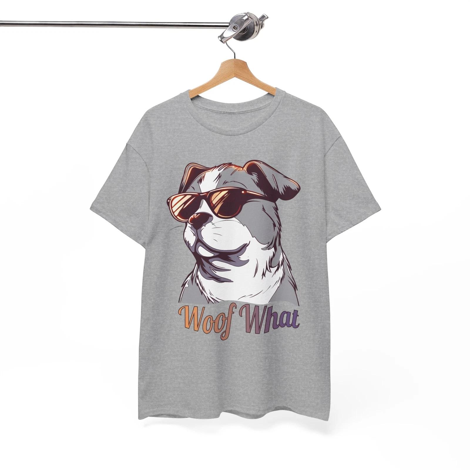 Chill & Funny T-Shirt - Casual & Fun Tee for Everyday Wear Woof What 4XL