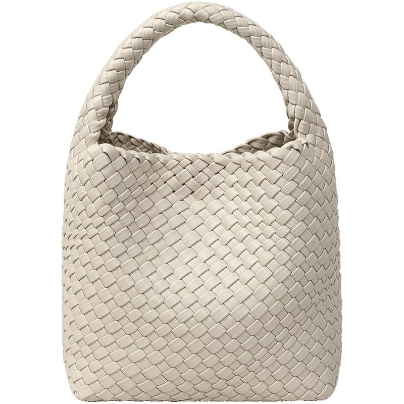 Handwoven Bag 2025 New Women's Bag Summer Versatile Handheld Bucket Bag Fashion Single Shoulder Crossbody Small Bag