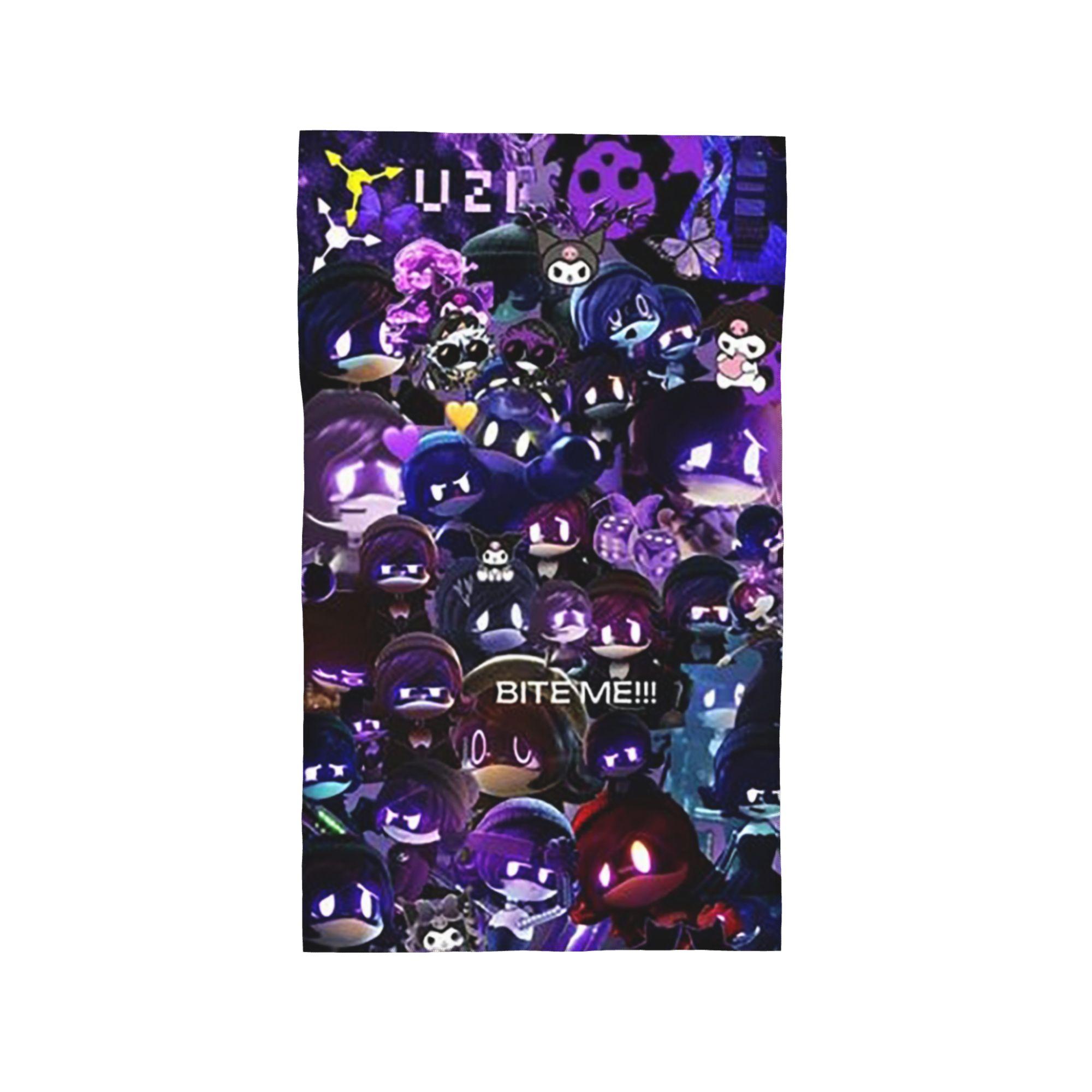 

Murder Drones Uzi Collage Soft Face Towel Quick Dry Pool Bath Cotton Towels Breathable W40*H60(CM)