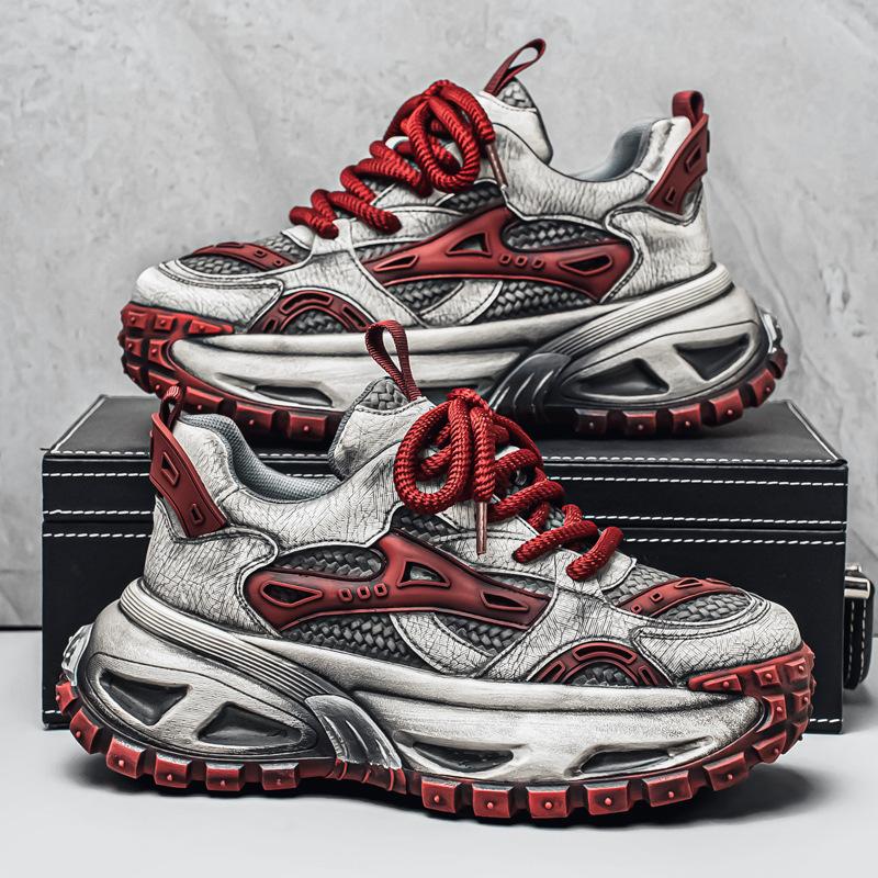 Dad shoes winter new thick-soled wear-resistant casual sports running shoes