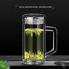 Shui Yisheng 380ml Double Wall Glass Mug with Tea Infuser