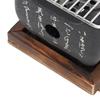 Griglia Giapponese a Carbone in Metallo Colato Tavolo BBQ Nero Griglia Hibachi Professionale Cottura BBQ