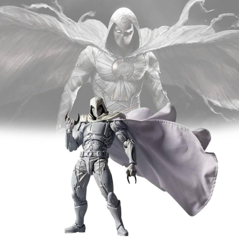 Kaiyodo Moon Knight Action Figure Stunningly Detailed Pvc Model 14cm Tall