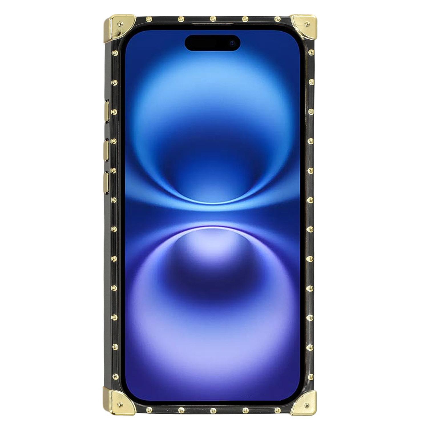 

For iPhone 16 Case TPU+PC Electroplated Butterfly Kickstand Phone Cover Purple
