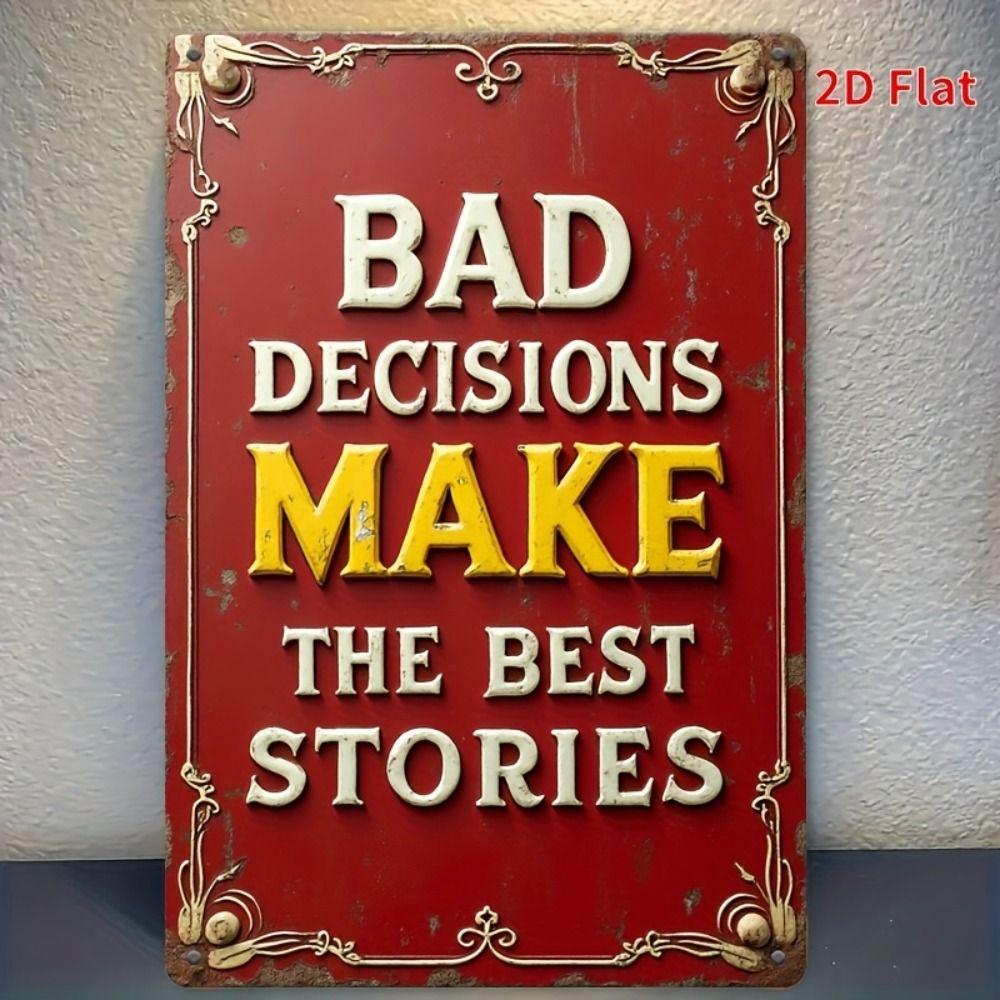 Vintage Metal Sign Leave No Evidence Detective Bathroom Humor Decor 20x30cm