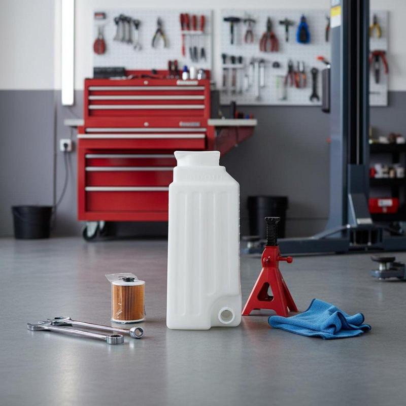 Vehicle Elevate Plastic Oil Container Easy Installation Car Elevate Oil Reservoir Hydraulic Power Unit Reservoir Pressure