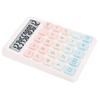 Desktop Calculator 12 Digits LCD Display Large Buttons Ladder Keypad Calculator for   School