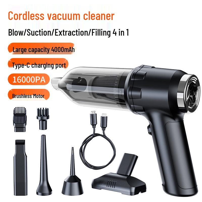 

Многофункциональный ручной автомобильный пылесос высокой мощности с функцией выдува и всасывания