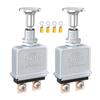 Joinfworld Push Pull Switch Heavy Duty 75 Amp Pull Switch 6-28V DC 2 Position Spst On/Off For Automotive, Trucks, Off-Road - 2Pcs