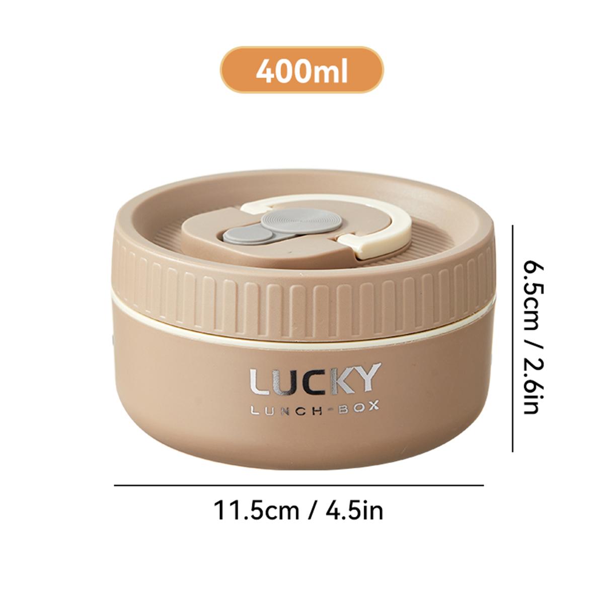 

Портативный термоланч-бокс из нержавеющей стали 304, герметичный, с термоизоляцией, контейнер для еды, можно разогревать в микроволновой печи, набор детских/студенческих контейнеров для еды