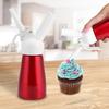 250mL Portable Red Aluminum Whipped Dessert Cream Butter Dispenser Whipper Foam Maker