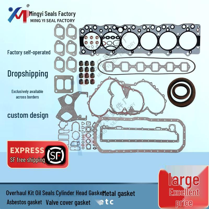 

6BG1TRG Engine Overhaul Kit: 1-87814344-0 FSR113 Cylinder Gasket Hitachi EX200-5