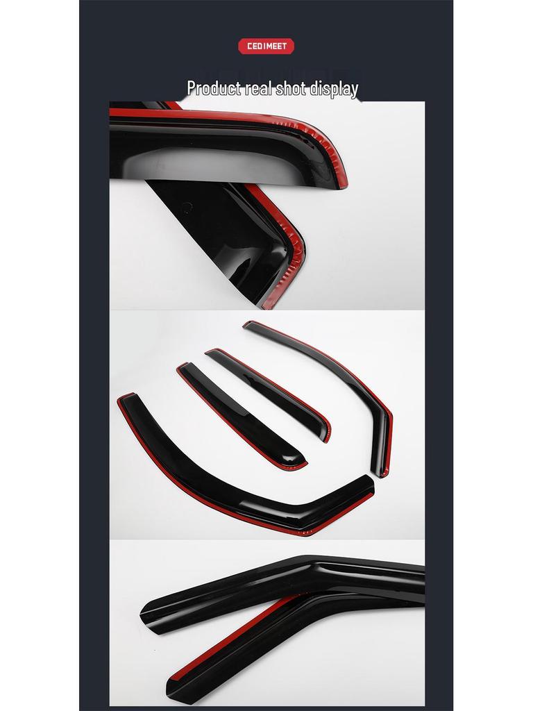 Regenschutz für Hilux und Tacoma Pickup-Fenster - Kompatibel mit 16 Modellen