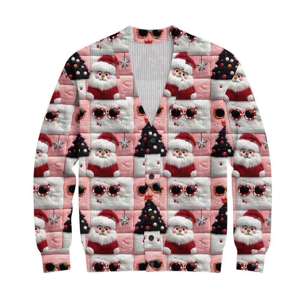 Men's Ribbed Knit Long-Sleeve Cardigan