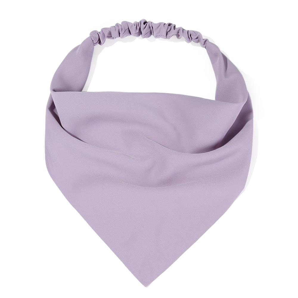 Cute Headband Solid Color Headband Turban Headwrap Hair Bands Triangle Hair Scarf