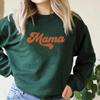 Толстовка Mama Retro Mom Hoodie Mama Пуловер з круглим вирізом Жіночі світшоти з довгим рукавом Подарунок на День матері Подарунки для нової мами Повсякденні топи унісекс
