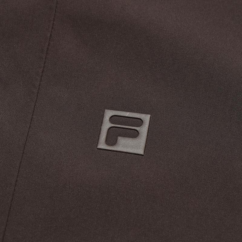 Fila Fitness Fashion Outdoor Versatile Detachable Waterproof Warm Two-Piece Set Men Outerwear Black A11M541704FDR