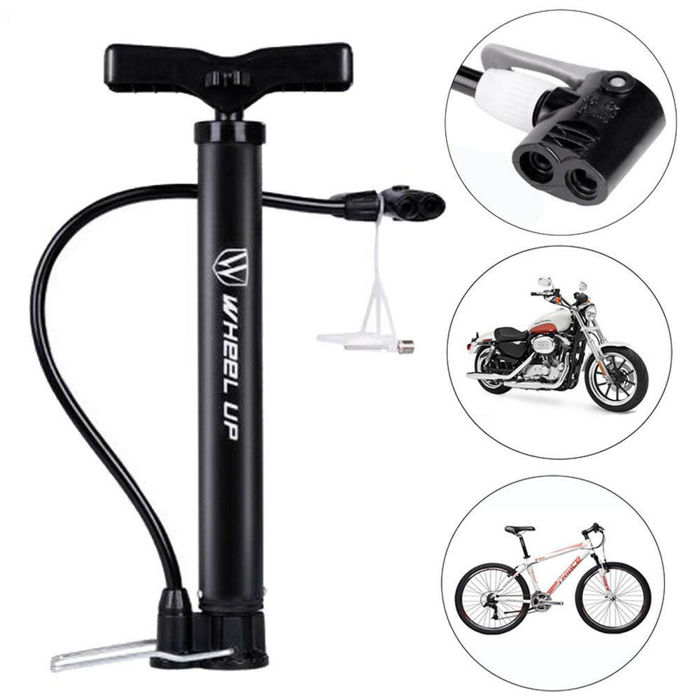 Air Pressure Presta Schrader Tire Ball Hand Pump Bike Pump Bicycle Tyre
